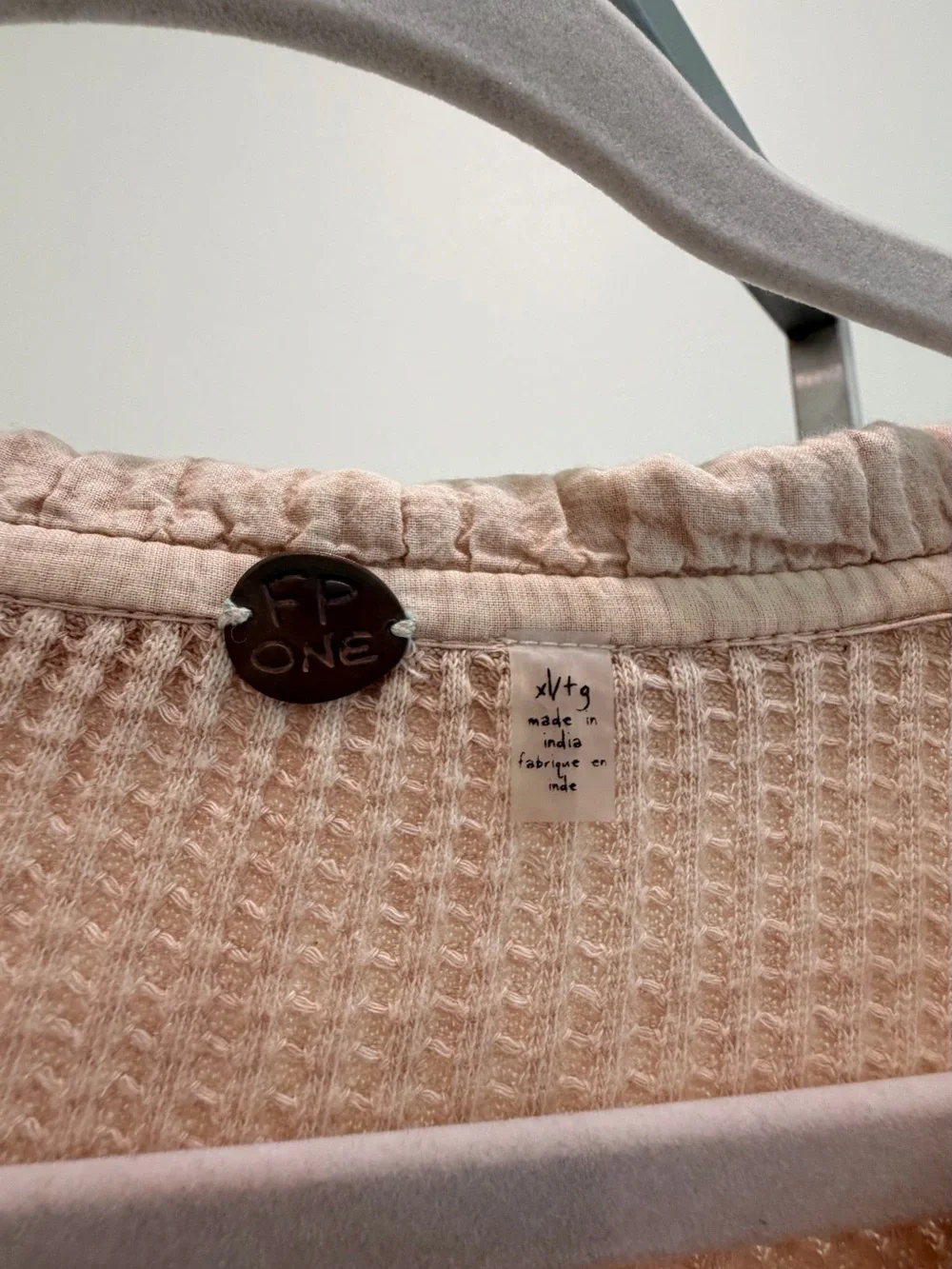 Free People Beige Knit Button-Up Jacket - Picture 5 of 5